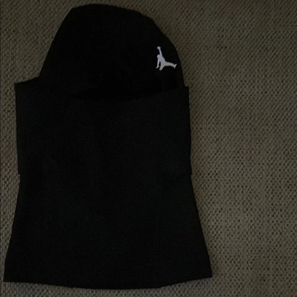Jordan Black Balaclava with White Logo - Picture 2 of 2